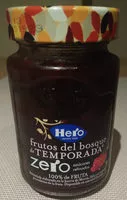 Mängden socker i Zero mermelada de frutas del bosque de temporada