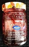 Mängden socker i Arándanos de temporada