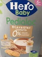 Mängden socker i Pedialac 8 cereales galleta 0%