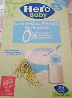 Mängden socker i Crema de arroz