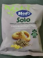 Mängden socker i Snacks de lentejas y maiz