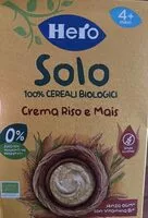 Mängden socker i Crema di riso e mais