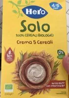 Mängden socker i Hero 5 cereali crema