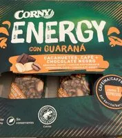 Mängden socker i Corny Energy con guaranà