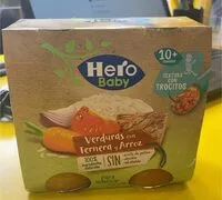 Mängden socker i Verdura con ternera y arroz