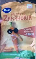 Mängden socker i Palitos de zanahoria