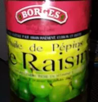 Mängden socker i Huile de pépins de raisin