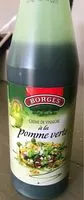 Mängden socker i Crème de vinaigre à la pomme verte