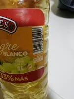 Mängden socker i Vinagre de vino blanco