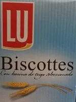 Mängden socker i biscottes Lu