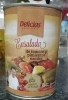 Mängden socker i Ensalada de tomate y pimientos asados