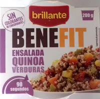 Mängden socker i Benefit ensalada quinoa y verduras