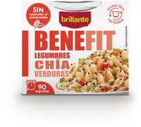 Mängden socker i Benefit legumbres chía verduras