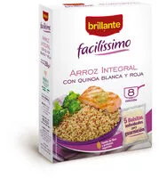 Mängden socker i Brillante Facilíssimo arroz integral con quinoa blanca y roja