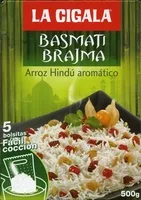 Mängden socker i Arroz basmati 5 bolsitas caja 500 g