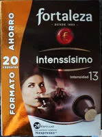 Mängden socker i Fortaleza Intenssisimo