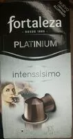 Mängden socker i Café Fortaleza Platinium Intensísimo