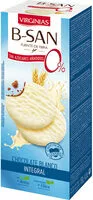 Mängden socker i B-San galletas de chocolate blanco