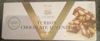 Mängden socker i Turron chocolaté almendera