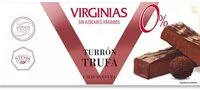 Mängden socker i Turrón Trufa Sin Azãºcar Virginias 200G