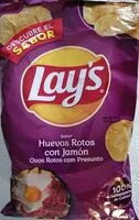 Mängden socker i Lay's sabor Ovos Rotos com presunto