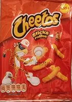 Mängden socker i Cheetos Sticks Palitos