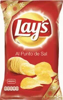 Mängden socker i Lays Al Punto De Sal