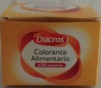 Mängden socker i Colorante alimentario