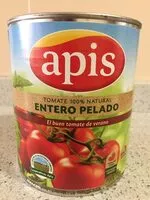 Mängden socker i Tomate al natural entero pelado