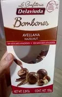 Mängden socker i Bombones Delaviuda Avellana