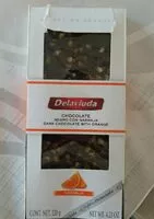 Mängden socker i Chocolate negro con naranja