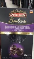 Mängden socker i Dark chocolate 70% Cocoa