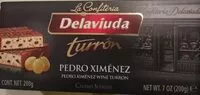 Mängden socker i Pedro Ximénez wine turrón
