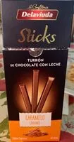 Mängden socker i Sticks turrón de chocolate con leche