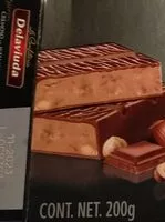 Mängden socker i Turrón cremoso de avellana