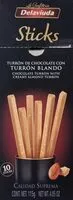 Mängden socker i Sticks turrón de chocolate con turrón blando