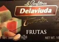 Mängden socker i Turrón  frutas