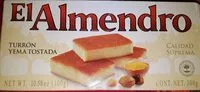 Mängden socker i Turron De Yema El Almendro