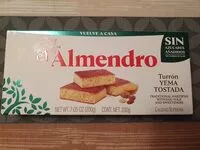 Mängden socker i Turrón yema tostada