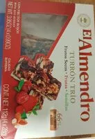 Mängden socker i Turrón trio