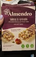 Mängden socker i Barritas de almendra