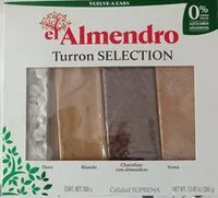Mängden socker i Turrón selection
