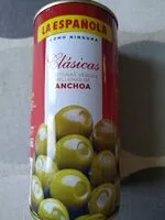 Mängden socker i Aceituna verde rellena de anchoa