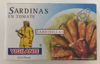 Mängden socker i Sardinas en tomate - sardinillas 9-12 piezas