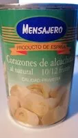 Mängden socker i Corazones de alcachofas al natural 10/12 frutos