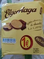 Mängden socker i Galletas rellenas con crema de chocolate