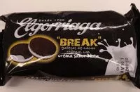 Mängden socker i Break galletas de cacao rellenas con crema