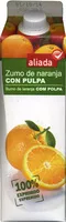 Mängden socker i Zumo de naranja exprimida refrigerado con pulpa "Aliada"