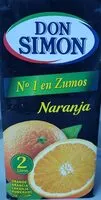 Mängden socker i Zumo Don Simon Naranja