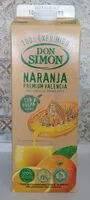 Mängden socker i Don Simon Naranja Premium Valencia con pulpa 2L